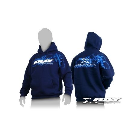 Xray Xray Sweater Hooded - Blue (Xl) (XR395500XL) Xray Xray Sweater Hooded - Blue (Xl) (XR395500XL)