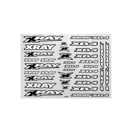 Xray Xray XB4 Sticker For Body - White (XR397380) Xray Xray XB4 Sticker For Body - White (XR397380)