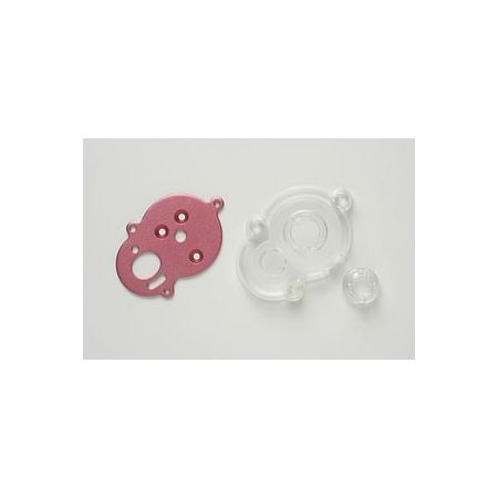 Tamiya GB-01 Alu Motor Plate Pink Tamiya GB-01 Alu Motor Plate Pink