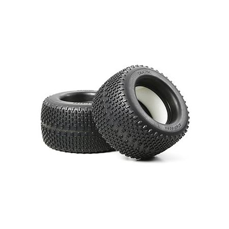 Tamiya 2 X Tyres+Sponge For 43530