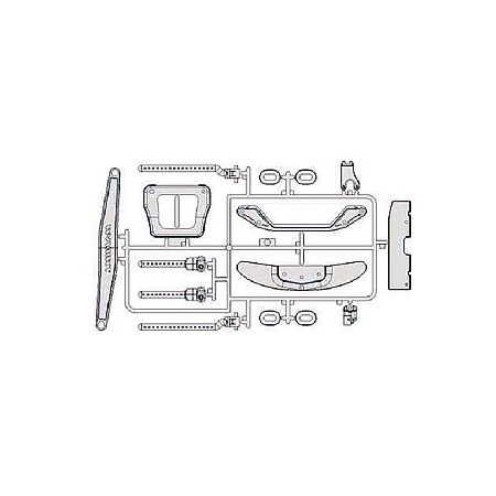 Tamiya Ff-03 B Parts (Bumper) Tamiya Ff-03 B Parts (Bumper)
