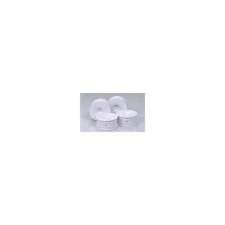 Tamiya M-Narrow White Dish Wheel (+2) Tamiya M-Narrow White Dish Wheel (+2)