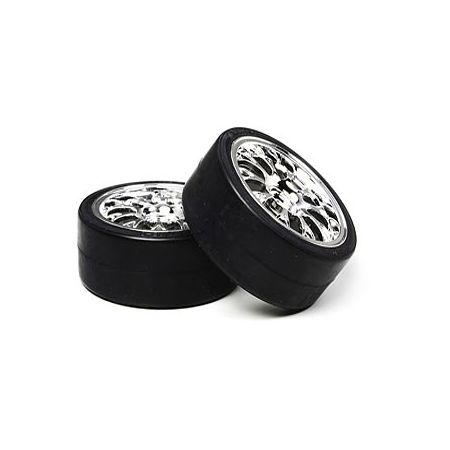 Tamiya Plated Mesh Wheel W Drift Tyres 2 Tamiya Plated Mesh Wheel W Drift Tyres 2