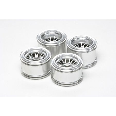 Tamiya F104 Plated Mesh Wheel Rubber Tyre Tamiya F104 Plated Mesh Wheel Rubber Tyre