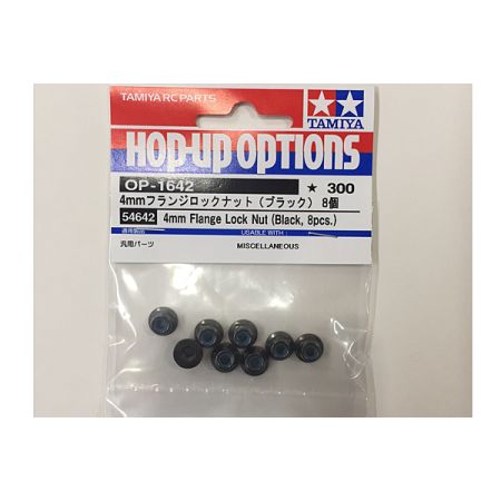 Tamiya 4mm Flange Lock Nut *8