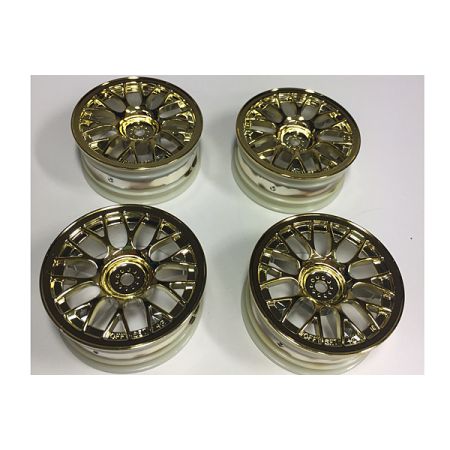 Tamiya Gold Plated Mesh Whl =2 X 4 Tamiya Gold Plated Mesh Whl =2 X 4