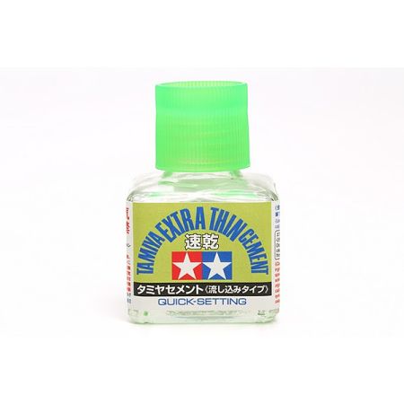 Tamiya Extra Thin Cement Quick Set 40ML Tamiya Extra Thin Cement Quick Set 40ML