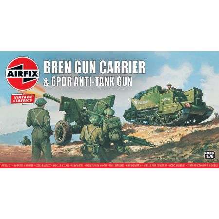 Airfix Bren Gun Carrier & 6PDR Anti-Tank Gun (A01309V) Airfix Bren Gun Carrier & 6PDR Anti-Tank Gun (A01309V)