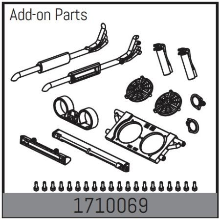 Absima Add-On Parts (AB1710069) Absima Add-On Parts (AB1710069)