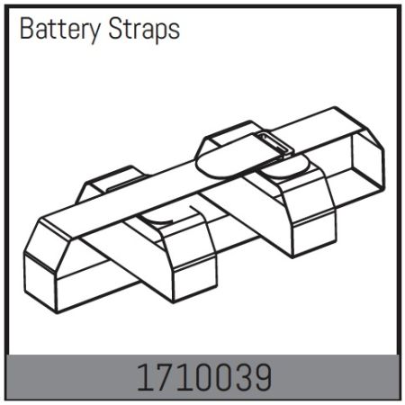 Absima Battery Straps (AB1710039) Absima Battery Straps (AB1710039)