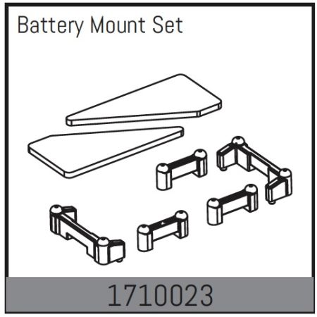 Absima Battery Mount Set (AB1710023)
