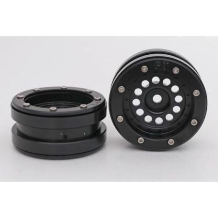 Metsafil Beadlock Wheels PT-Bullet Black/Black 1.9 (2 pcs)Â (MT0020BBÂ ) Metsafil Beadlock Wheels PT-Bullet Black/Black 1.9 (2 pcs)Â (MT0020BBÂ )