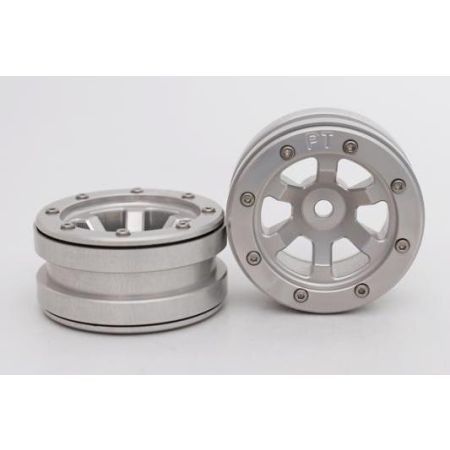 Metsafil Beadlock Wheels PT-Claw Silver/Silver 1.9 (2 pcs)Â (MT0060SSÂ ) Metsafil Beadlock Wheels PT-Claw Silver/Silver 1.9 (2 pcs)Â (MT0060SSÂ )