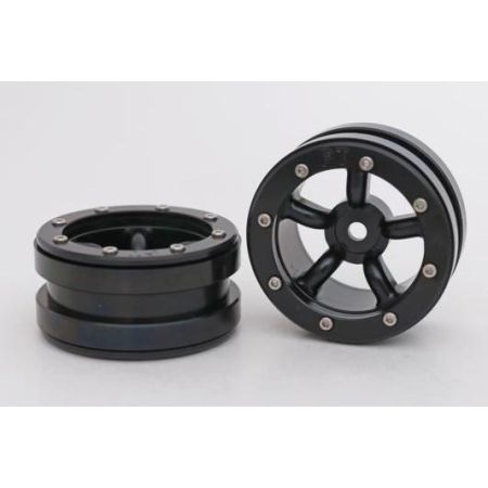 Metsafil Beadlock Wheels PT-Safari Black/Black 1.9 (2 pcs)Â (MT0010BBÂ ) Metsafil Beadlock Wheels PT-Safari Black/Black 1.9 (2 pcs)Â (MT0010BBÂ )