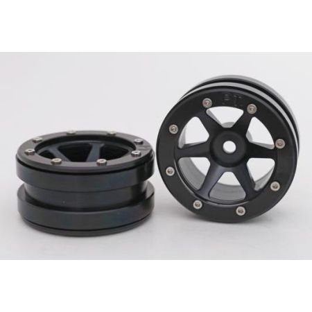 Metsafil Beadlock Wheels PT-Slingshot Black/Black 1.9 (2 pcs)Â (MT0030BBÂ ) Metsafil Beadlock Wheels PT-Slingshot Black/Black 1.9 (2 pcs)Â (MT0030BBÂ )