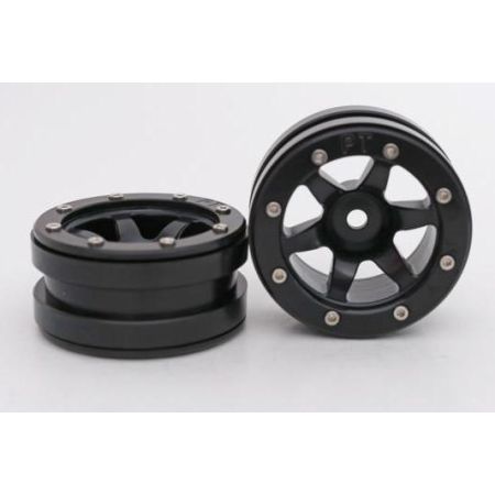 Metsafil Beadlock Wheels PT-Wave Black/Black 1.9 (2 pcs)Â (MT0070BBÂ ) Metsafil Beadlock Wheels PT-Wave Black/Black 1.9 (2 pcs)Â (MT0070BBÂ )
