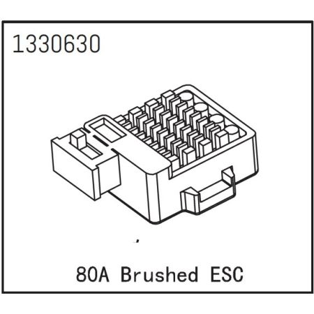 Absima 80A Brushed ESC (AB1330630) Absima 80A Brushed ESC (AB1330630)