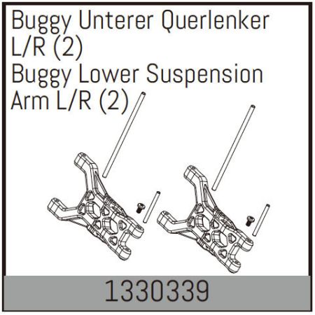 Absima Buggy Lower Suspension Arm L/R (2) Absima Buggy Lower Suspension Arm L/R (2)