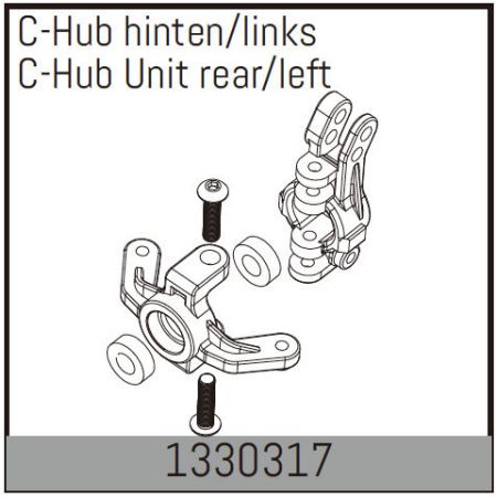 Absima C-Hub Unit rear/left