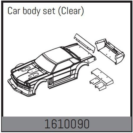 Absima Clear Body Set (Clear) (AB1610090) Absima Clear Body Set (Clear) (AB1610090)