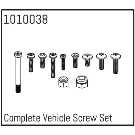 Absima Complete Vehicle Screw Set Absima Complete Vehicle Screw Set