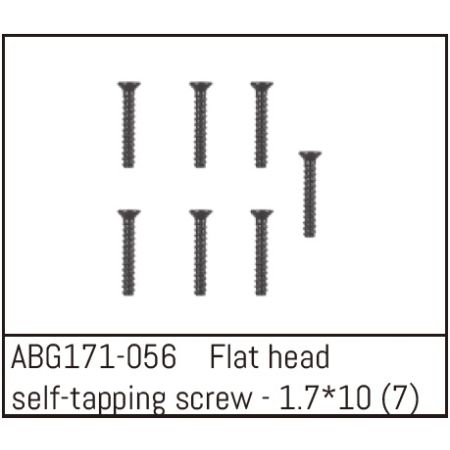 Absima Countersunk Screw M1.7*10 (7) (ABG171-056) Absima Countersunk Screw M1.7*10 (7) (ABG171-056)