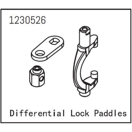 Absima Differential Lock Paddles Absima Differential Lock Paddles