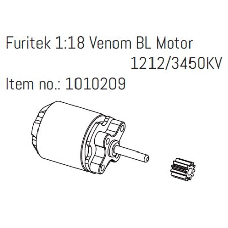 Absima Furitek 1:18 Venom BL Motor 1212/3450KV