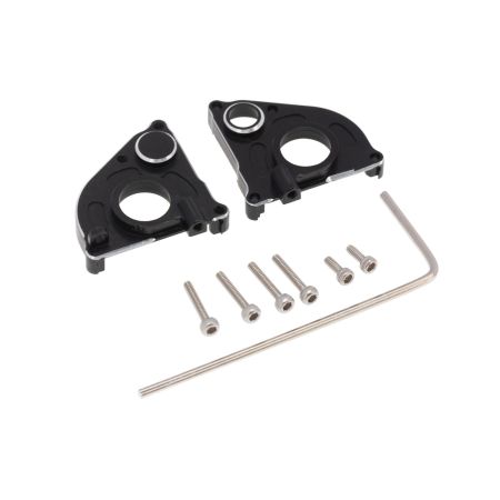 RC Overhaul Centre G/box Housing Blk Alloy AX/SCX24 (G-RCO-AX009)