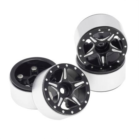 RC Overhaul 5 Spoke B'lock Alum 1.0" Wheels 4pcs SCX24 (G-RCO-AX011) RC Overhaul 5 Spoke B'lock Alum 1.0" Wheels 4pcs SCX24 (G-RCO-AX011)