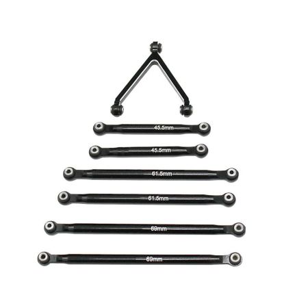 RC Overhaul Lower Tie Rod Set Blk Aluminum SCX24 (G-RCO-AX022) RC Overhaul Lower Tie Rod Set Blk Aluminum SCX24 (G-RCO-AX022)