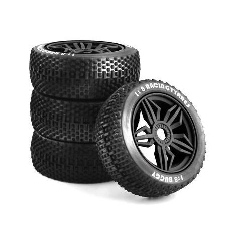 RC Overhaul Buggy Wheel & Tyre (pk4) 1/8th Offroad, Black (G-RCO-UN003) RC Overhaul Buggy Wheel & Tyre (pk4) 1/8th Offroad, Black (G-RCO-UN003)