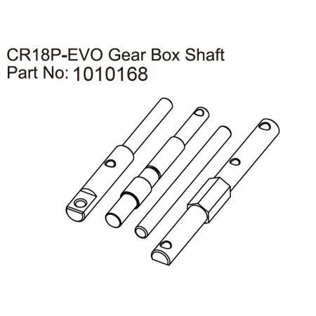 Absima Gear Box Shaft - EVO 1:18 Absima Gear Box Shaft - EVO 1:18
