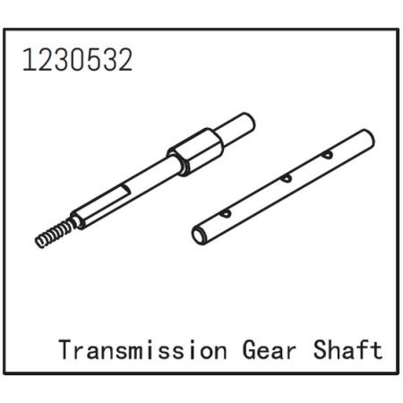 Absima Transmission Gear Shaft Absima Transmission Gear Shaft
