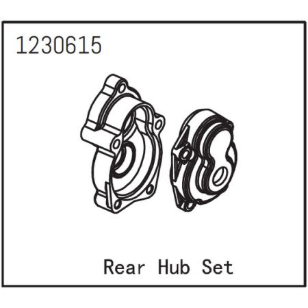 Absima Rear Hub Set Absima Rear Hub Set