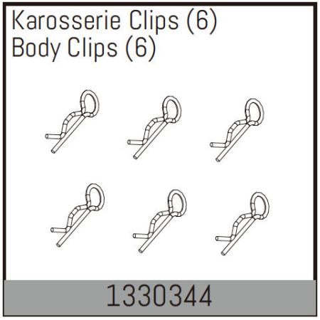 Absima Body Clips (6) Absima Body Clips (6)