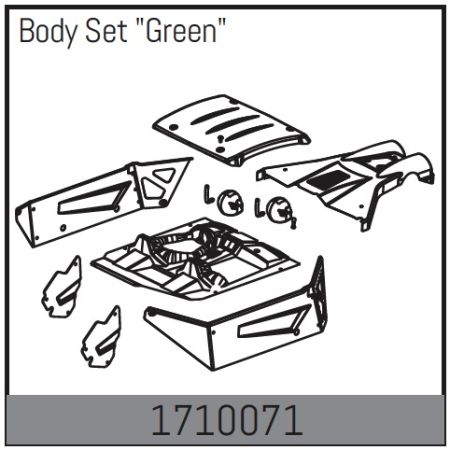 Absima Body Set 1 (AB1710071)