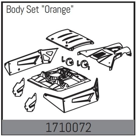 Absima Body Set 2 (AB1710072)