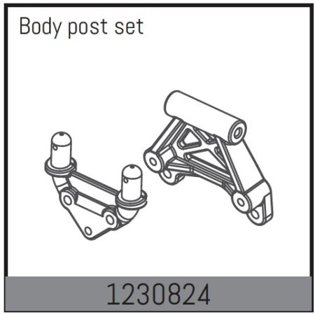 Absima Body Post Set (AB1230824)