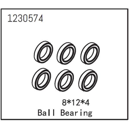 Absima Ball Bearing 18*12*4 (6) Absima Ball Bearing 18*12*4 (6)