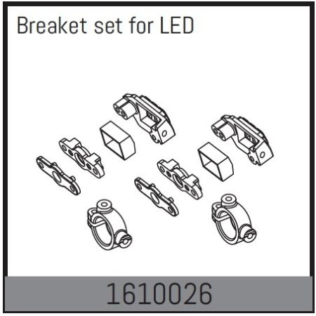 Absima Led Bracket Set (AB1610026) Absima Led Bracket Set (AB1610026)