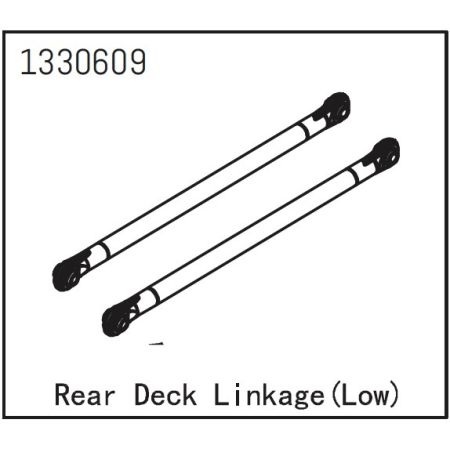 Absima Link Set Rear/Low (2) - Yucatan (AB1330609) Absima Link Set Rear/Low (2) - Yucatan (AB1330609)