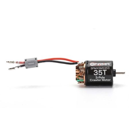 Spektrum Firma 35T Rebuildable 3-Pole Brushed Crawler Motor (M-SPMXSM5353) Spektrum Firma 35T Rebuildable 3-Pole Brushed Crawler Motor (M-SPMXSM5353)