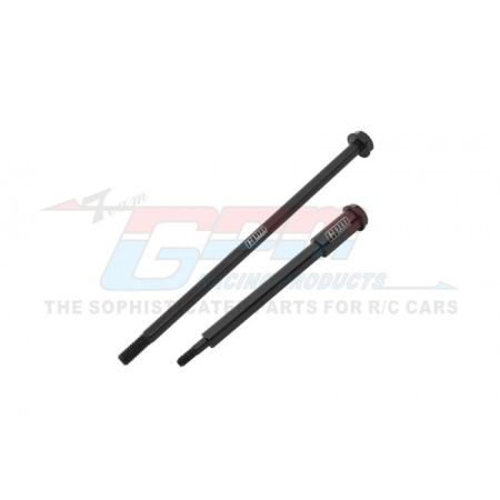 GPM Promoto MX  Medium Carbon Steel Front And Rear Wheel Axle Set (MX025FR-BK)