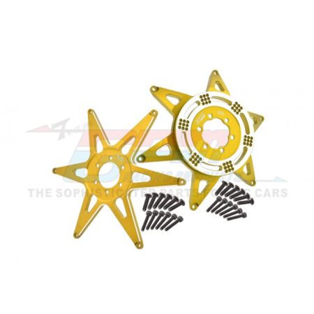 GPM Promoto MX Aluminum 7075 Front & Rear Wheel Pattern Buckle (MX0606FR-GD) GPM Promoto MX Aluminum 7075 Front & Rear Wheel Pattern Buckle (MX0606FR-GD)