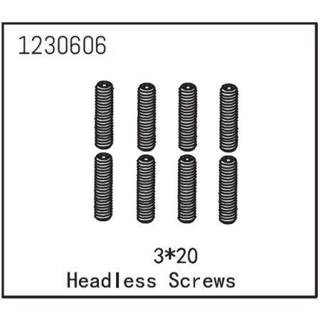 Absima Headless Screw M3*20 (8) Absima Headless Screw M3*20 (8)