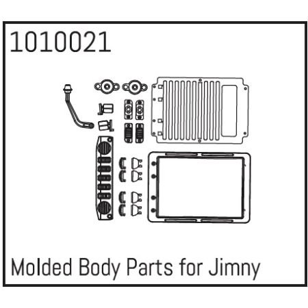 Absima Molded Body Parts for Jimny Absima Molded Body Parts for Jimny
