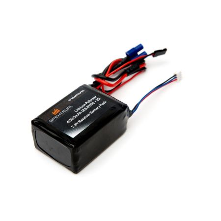 Spektrum 4000mAh 2S 7.4V LiPo Receiver Battery (O-SPMB4000LPRX) Spektrum 4000mAh 2S 7.4V LiPo Receiver Battery (O-SPMB4000LPRX)