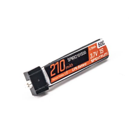Spektrum 3.7V 210mAh 1S 50C LiPo Battery: JST PH1.25 Connector (O-SPMX2101S50) Spektrum 3.7V 210mAh 1S 50C LiPo Battery: JST PH1.25 Connector (O-SPMX2101S50)