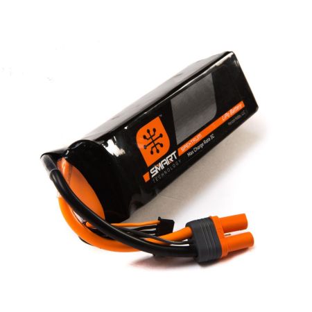 Spektrum 5000mah 6S 22.2V Smart LiPo 30C; IC5 (O-SPMX50006S30) Spektrum 5000mah 6S 22.2V Smart LiPo 30C; IC5 (O-SPMX50006S30)